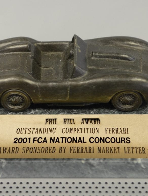 trophy 2001 fca national concours phil hill award
