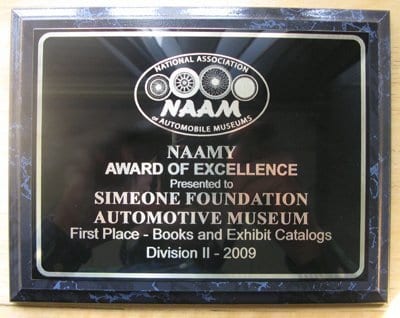trophy 2009 naamy award of excellence book