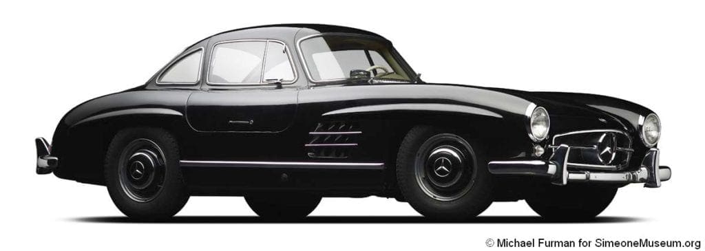 1956 mercedes benz 300sl coupe f3q