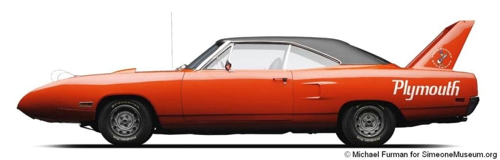 1970 plymouth road runner superbird side left